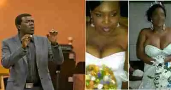 “Cover Up Those Breasts”– Reno Omokri To Brides Who Show Off Boobs In Their Wedding Dress